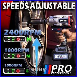 1000N. M (738ft-lbs) Cordless Impact Wrench, 1/2-inch Drive High Torque Impact