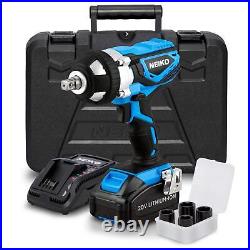 10878A 1/2-Inch-Drive High-Torque Cordless Electric Impact-Wrench Kit with 20