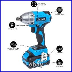 10883A Brushless Cordless Impact Wrench 1/2 Inch-Drive, 20-Volt Compact Impac