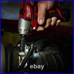 12V Cordless 3/8 In. Impact Wrench 2-Mode Drive Control with Belt Clip Bare Tool