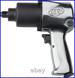 1/2 Drive Air Impact Wrench Max 600 ft-lb Torque Output Adjustable Power Silver