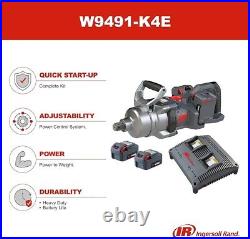 20V High-torque 1 Drive Cordless Impact Wrench Kit, 2600 ft-lbs Nut-busting