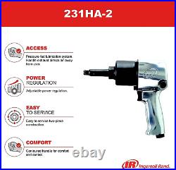 231HA-2 1/2 Drive Air Impact Wrench, 2 Extended Anvil, 590 Ft-Lbs Max Reverse