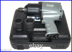 3/4 Drive Air Impact Wrench Twin Hammer 885 ft/lb max 2 3/4 dr Sockets
