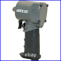 AIRCAT Ultra Compact Impact Wrench- 1/2in Drive 700 ft/Lbs Torque Model# 1057-TH