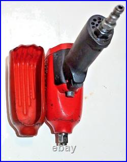 Air Impact Gun Wrench 1/2 Drive Snap-On MG725 Pneumatic Tool USA with Guard EUC