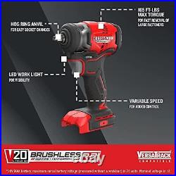 CRAFTSMAN? 20-Volt RP Max Variable Speed Brushless 3/8-in Drive Cordless Impact