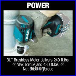 Cordless 4-Speed 1/2 In. Sq. Drive Impact Wrench w Friction Ring Anvil, Tool Only