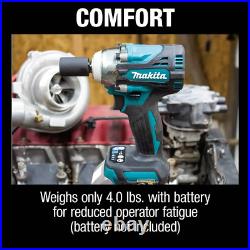 Cordless 4-Speed 1/2 In. Sq. Drive Impact Wrench w Friction Ring Anvil, Tool Only