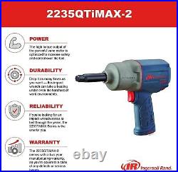 Ingersoll Rand 22235QTiMAX-2 1/2 Drive Air Impact Wrench with 2 Extended Anvil