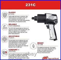 Ingersoll Rand 231C 1/2 Drive Air Impact Wrench Lightweight, Max 600 ft-lb