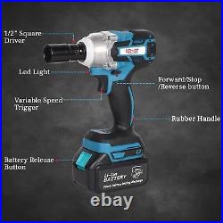 KROST 21V Brushless Double Battery Powerful Cordless Impact Wrench Impact Drive