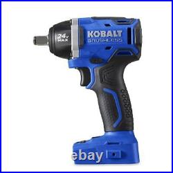 Kobalt 24-volt Max 1/2-in Drive Brushless Cordless Impact Wrench (Tool Only)