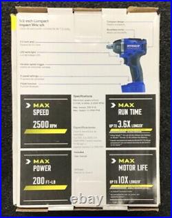 Kobalt 24-volt Max 1/2-in Drive Brushless Cordless Impact Wrench (Tool Only)