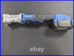 Kobalt 3/8 drive 24V Max Right Angle Impact Wrench 4AH Ultimate Output Battery