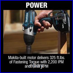 Makita 18V Lxt Lithium-Ion Cordless 1/2In Sq. Drive Impact Wrench Kit (3.0Ah)