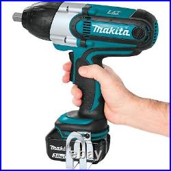 Makita XWT04S1 18V LXT Lithium-Ion Cordless 1/2 In Sq. Drive Impact Wrench Kit
