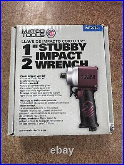 Matco Tools MT2760 1/2 Drive Stubby Air Impact Wrench NEW