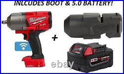 Milwaukee 2863-20 One Key M18 FUEL 1/2 Drive Impact Wrench With Battery & Boot
