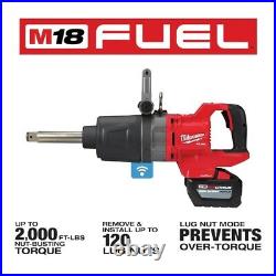 Milwaukee 2869-22HD M18 FUEL 1 D-Handle Extended Anvil Torque Impact Wrench KIT