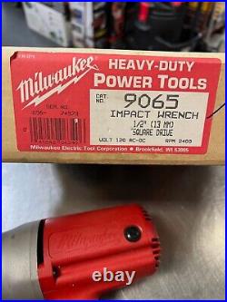 Milwaukee 9065 1/2 Impact Wrench Square Drive New Old Stock Nos USA Made