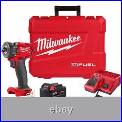 Milwaukee M18 FUEL Compact Impact Wrench with Pin Detent Kit, 1/2in. Drive, 250