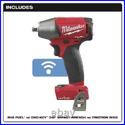 Milwaukee M18 FUEL Cordless Impact Wrench with ONE-KEY, Tool Only, 3/8in. Drive