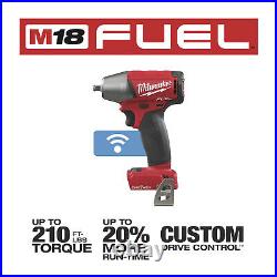 Milwaukee M18 FUEL Cordless Impact Wrench with ONE-KEY, Tool Only, 3/8in. Drive