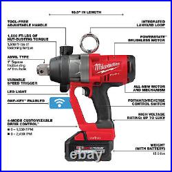 Milwaukee M18 FUEL High-Torque Impact Wrench with One-Key Kit, 1in. Drive, 1800