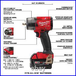 Milwaukee M18 FUEL Mid-Torque Impact Wrench with Friction Ring Kit, 3/8in