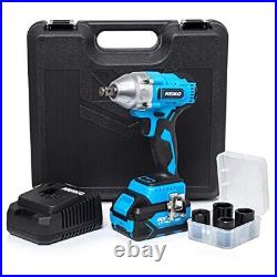 NEIKO 10883A Brushless Cordless Impact Wrench 1/2 Inch-Drive 20-Volt Compact