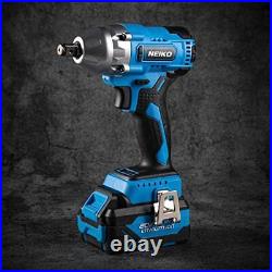 NEIKO 10883A Brushless Cordless Impact Wrench 1/2 Inch-Drive 20-Volt Compact