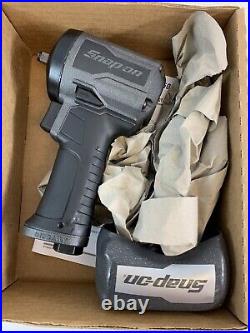 NEW Snap-on PT338GM 3/8 Drive Stubby Air Impact Wrench Gun Metal Gray NEW