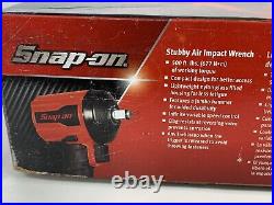 NEW Snap-on PT338GM 3/8 Drive Stubby Air Impact Wrench Gun Metal Gray NEW