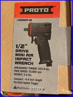 Proto 1/2 Drive Mini Air Impact Wrench Model No. J150WP-M