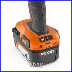 RIDGID 1/2-Drive Impact Wrench Kit with 4.0 Ah Battery + Charger 18V Cordless