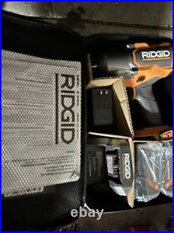 RIDGID High-Torque Impact Wrench Kit 18V Brushless Cordless 4-Mode 1/2 in. Drive