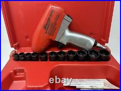 SNAP-ON IM31 USA 3/8 Drive Air Impact Wrench With Red Protective Boot