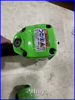Snap On 1/2 Drive Heavy-Duty Air Impact Wrench (green) MG725 Like New