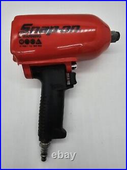 Snap-On MG1250 3/4 Drive Heavy-Duty Air Impact Wrench (RED) With Rubber Boot