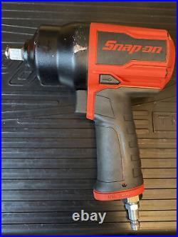 Snap-On PT850 1/2 Inch Drive Heavy Duty Air Impact Wrench Red NICE